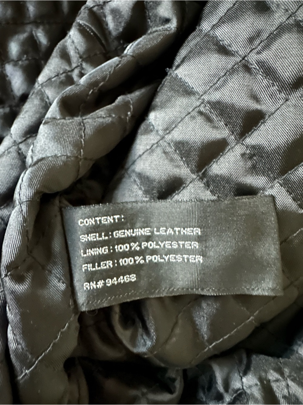 Clairborne Lambskin Leather Bomber Jacket Black Size XL - Picture 7 of 8